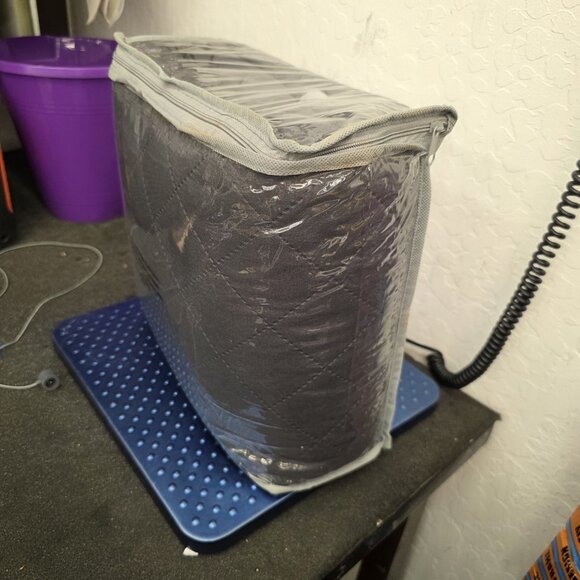 Fandyacke Home Reversible Sofa Cover Grey/ Light Grey 78in New - Picture 5 of 6